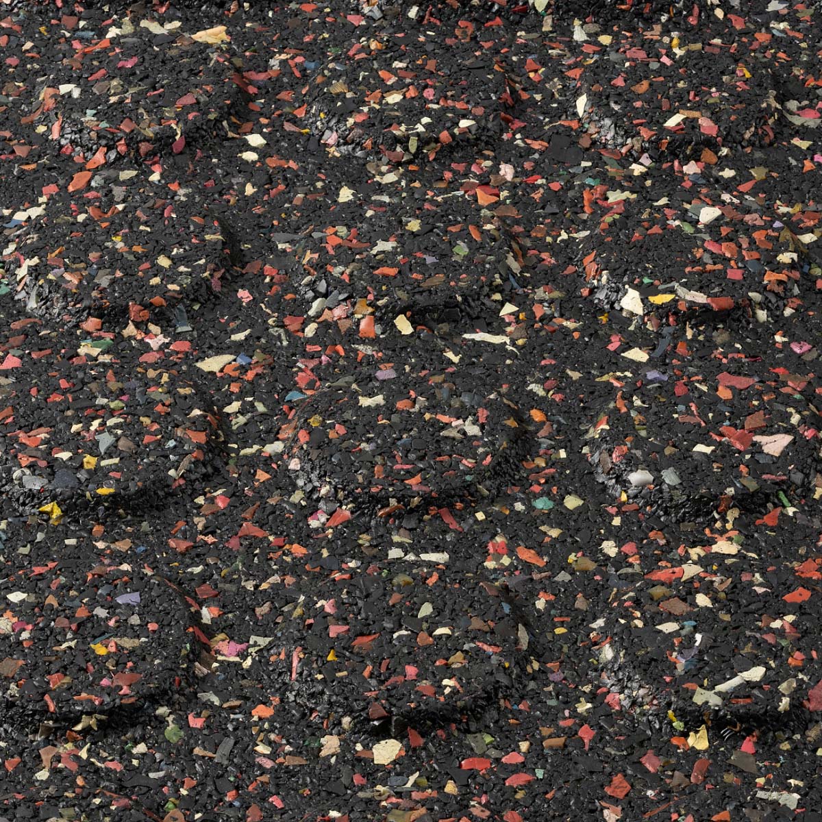 ジム用ゴムマット 50cm角 25mm