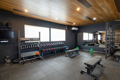 ジム専用トレーニングマット ゴムチップマット 導入事例#8-01