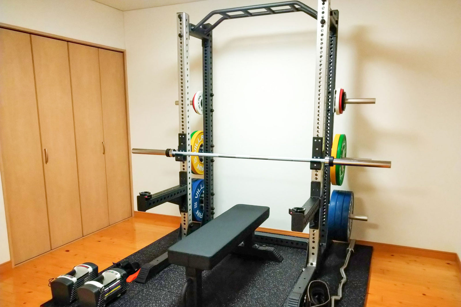 ホームジム ゴムマット ゴムチップマット 導入事例#9-01