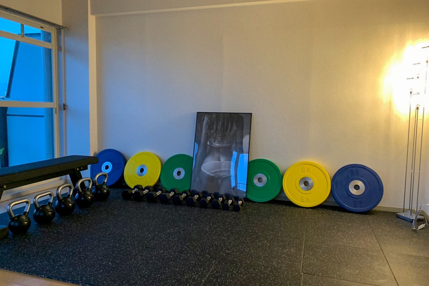 ホームジム ゴムマット ゴムチップマット 導入事例#11-01